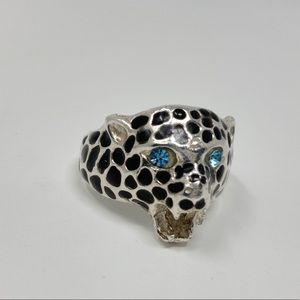 Cheetah  sterling silver 925 men ring